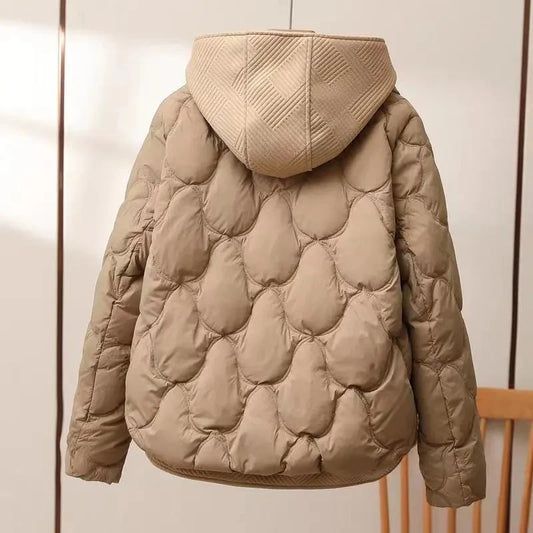 Women Loose Cropped Coat