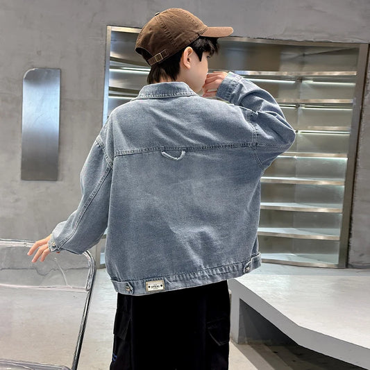 Kids Denim Boys Jacket