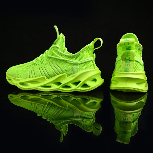 Men's Shoes Summer Outdoor Sports Breathable Mesh High-quality Running Fashionable Thick Soled Women's Casual Training Shoes