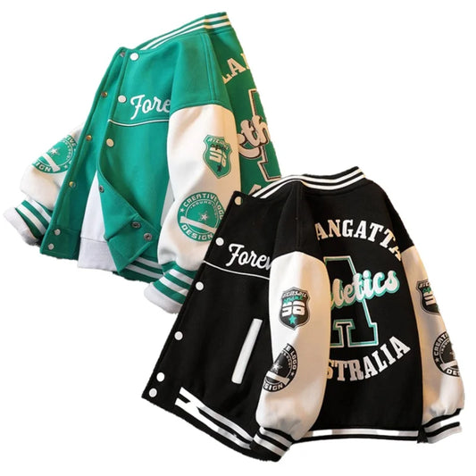 Kids Unisex Baseball Jackets