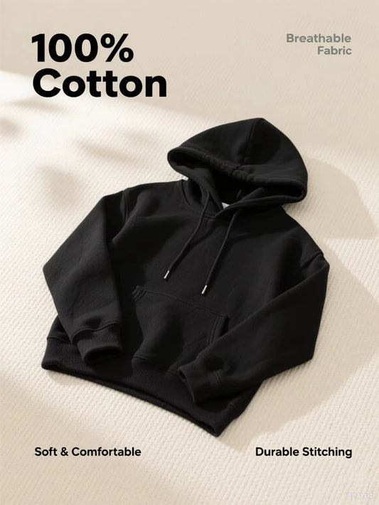 KK Cotton Unisex Hooded Jumpers