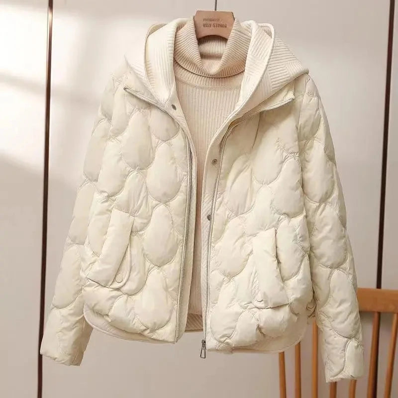 Women Loose Cropped Coat