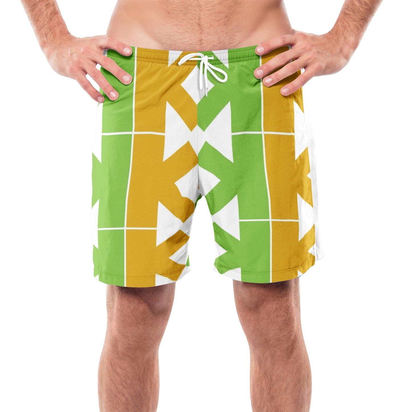 K-K Print King Beach Shorts