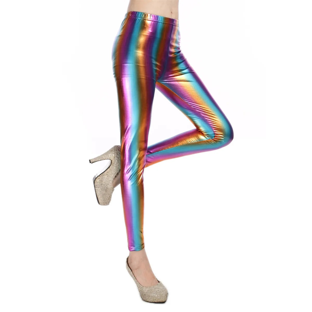 KK Laser Leather Leggings