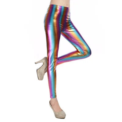 KK Laser Leather Leggings