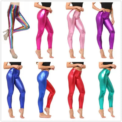 KK Laser Leather Leggings