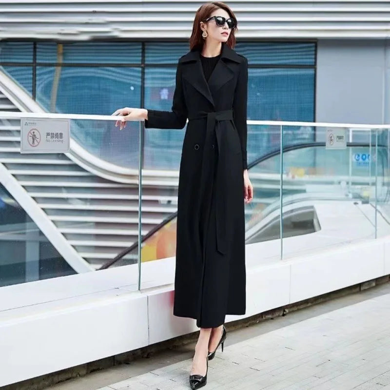 Long Elegant Trench Coat