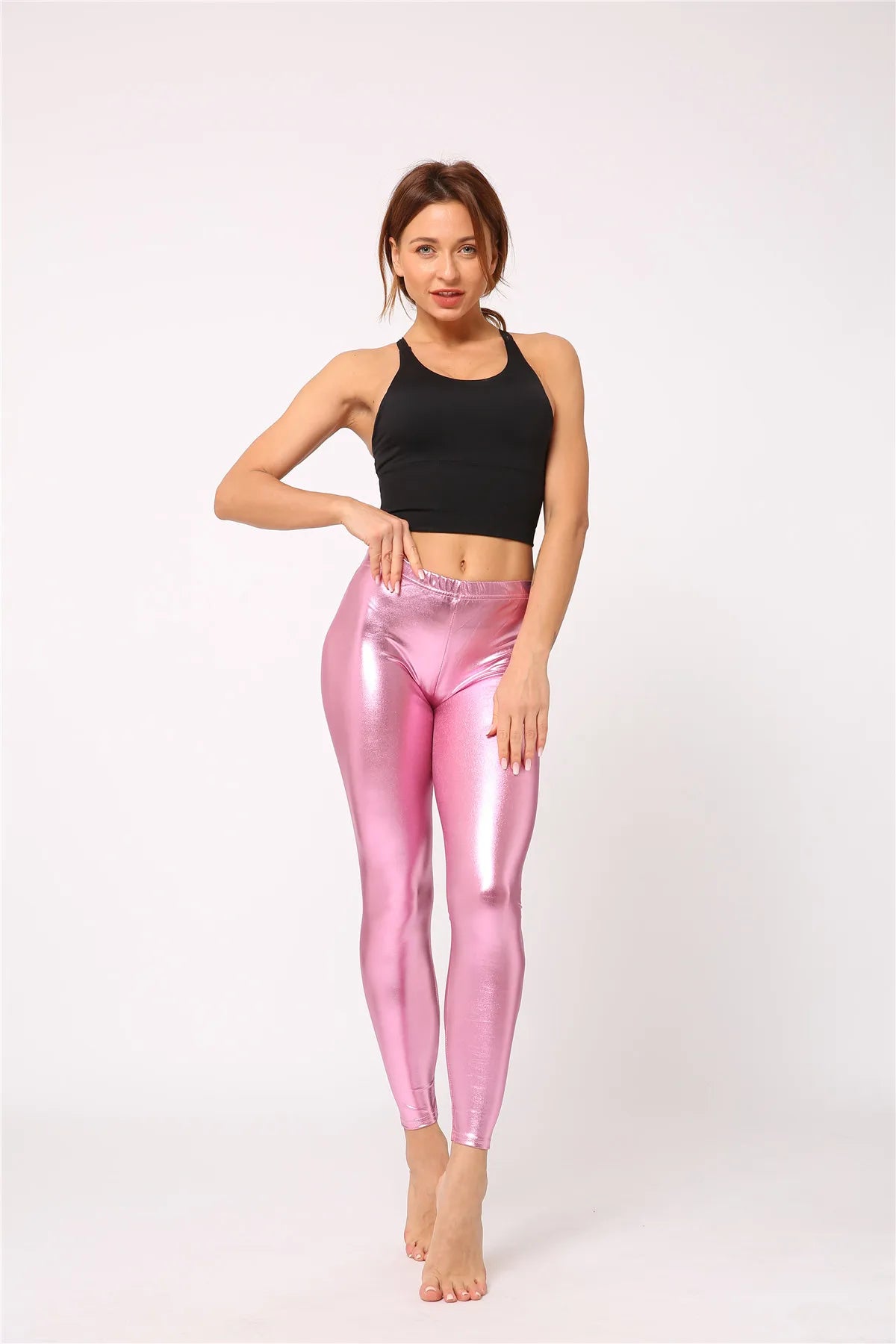 KK Laser Leather Leggings
