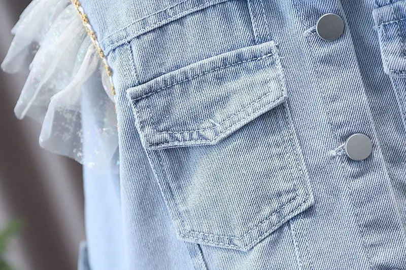 Kids Girls Denim Jacket