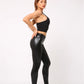 KK Laser Leather Leggings