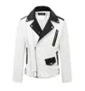 S-5XL  PU Jacket Men's Spring and Autumn Casual Baseball Uniform Biker Jacket