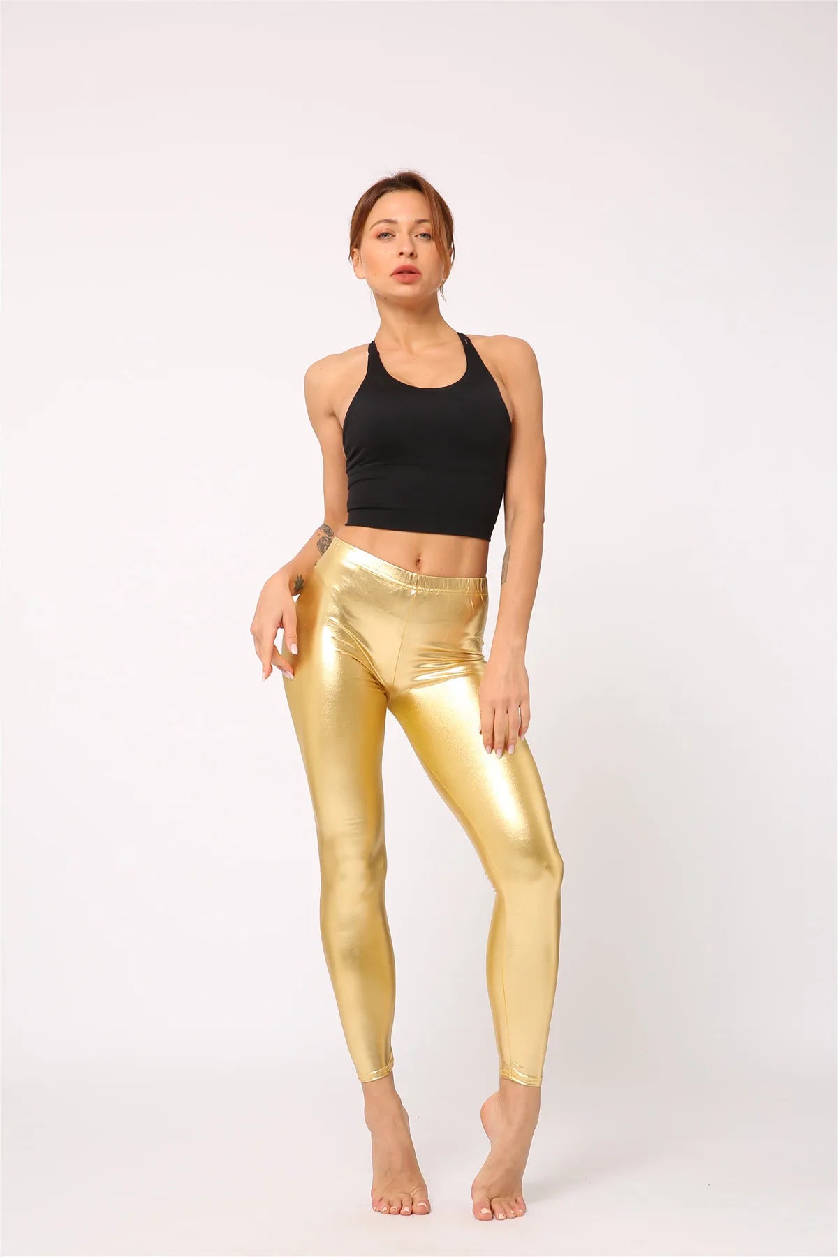 KK Laser Leather Leggings