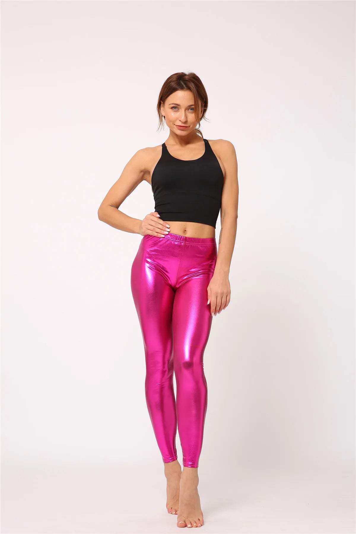 KK Laser Leather Leggings