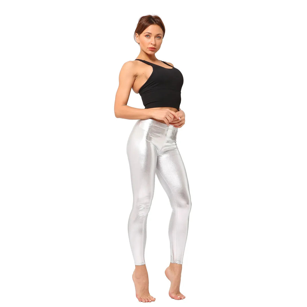 KK Laser Leather Leggings