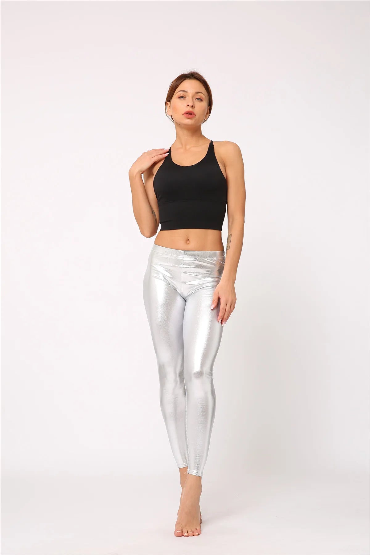 KK Laser Leather Leggings