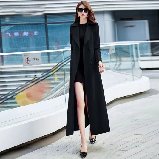 Long Elegant Trench Coat