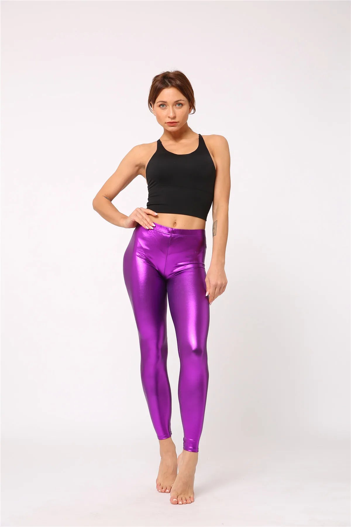 KK Laser Leather Leggings