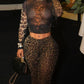 KK 2 Piece Set Croptop+Pants Matching Outfits
