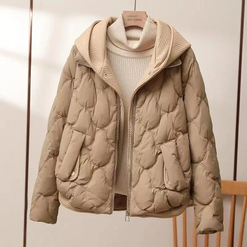 Women Loose Cropped Coat