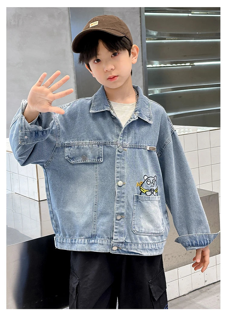 Kids Denim Boys Jacket