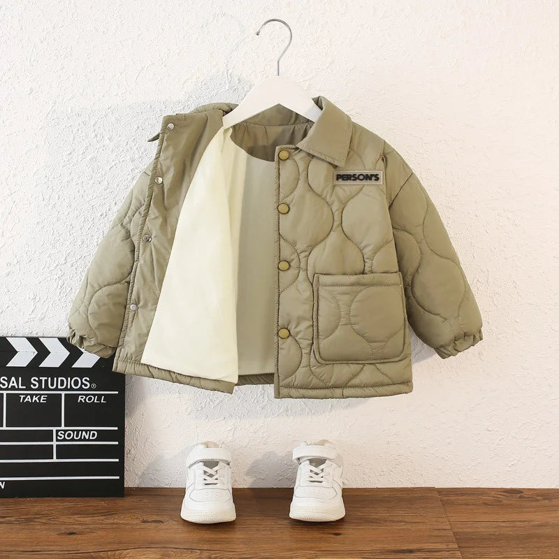Boys Girls Winter Jackets Children Winter Fleece Down Coat