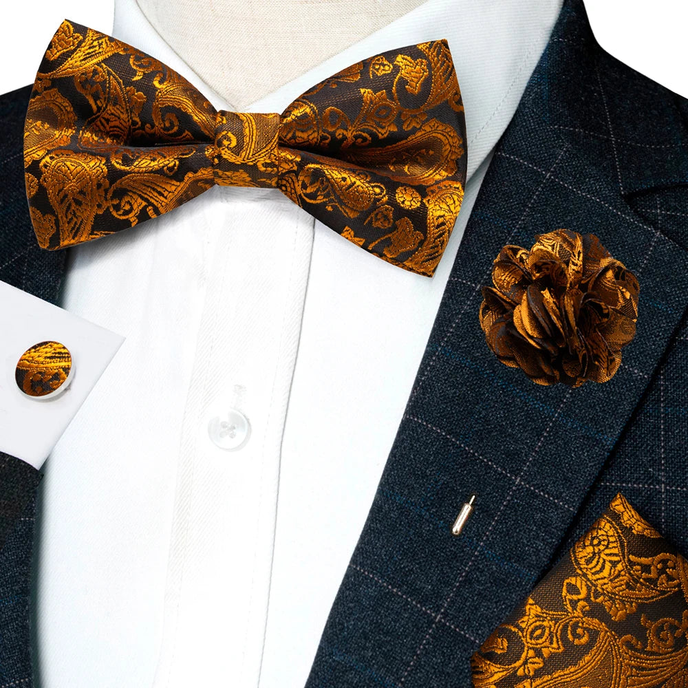 KK Paisley Mens Bow Tie