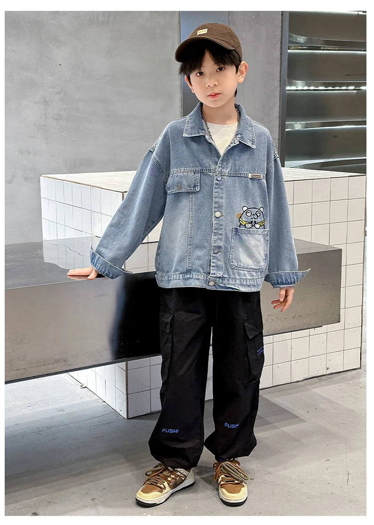 Kids Denim Boys Jacket
