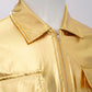 Kids Boys Girls Metallic Jacket