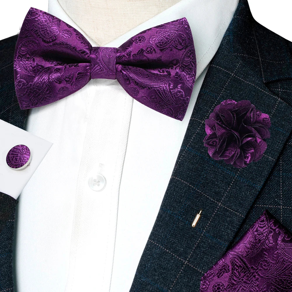 KK Paisley Mens Bow Tie