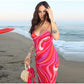 KK Chic Print Sling Long Dress