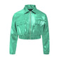 Kids Boys Girls Metallic Jacket