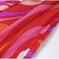 KK Chic Print Sling Long Dress