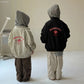 Kids Jacket Boys Girls Korean Style Unisex Toddler Fake Two-Piece Jacket Letter Print Hoodie Long Sleeve Baseball Coat Autumn