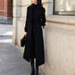 Womens Double Breasted Long Coat