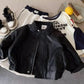 Kids Unisex Retro Leather