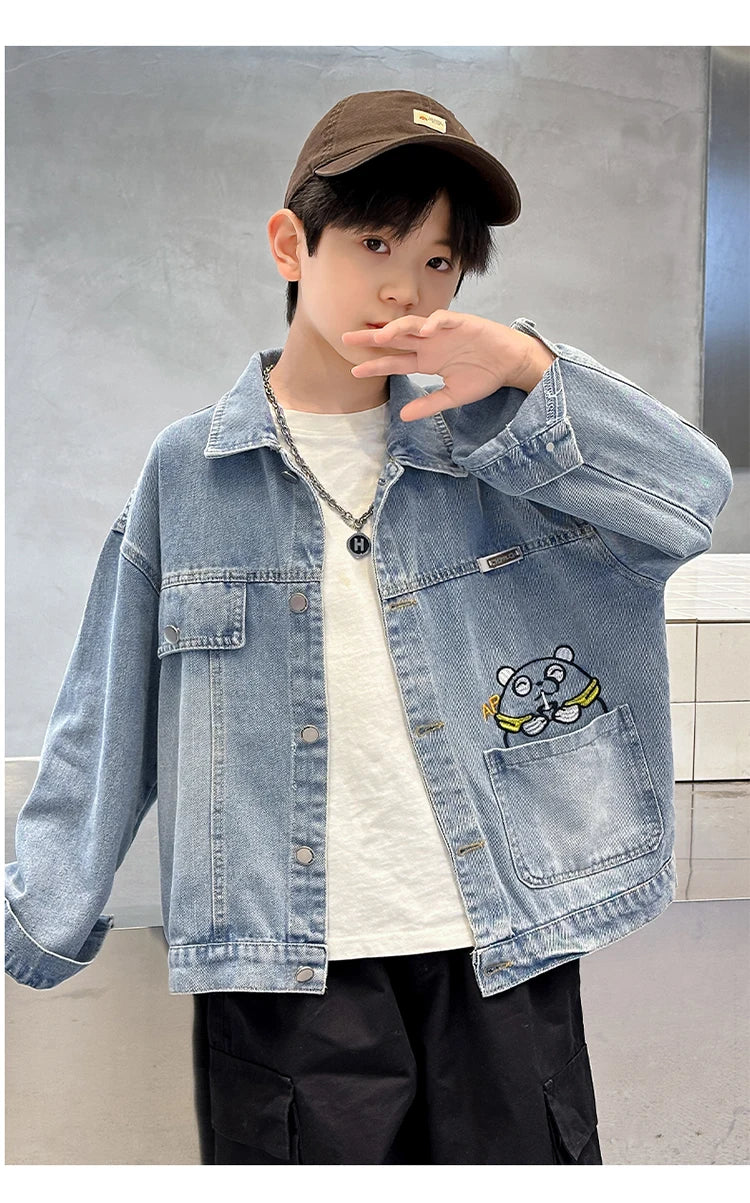 Kids Denim Boys Jacket