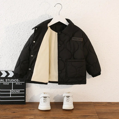 Boys Girls Winter Jackets Children Winter Fleece Down Coat