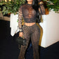 KK 2 Piece Set Croptop+Pants Matching Outfits