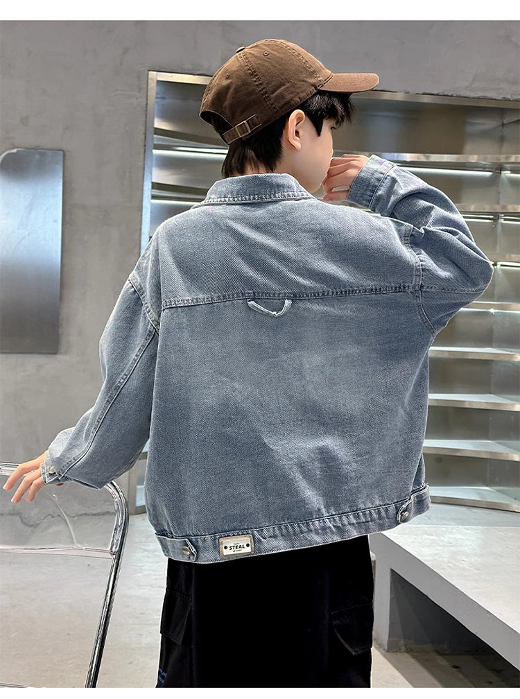 Kids Denim Boys Jacket