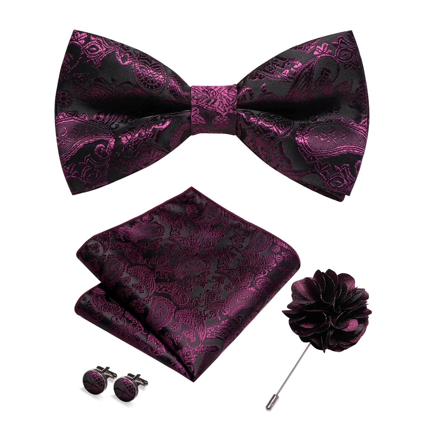 KK Paisley Mens Bow Tie