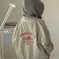 Kids Jacket Boys Girls Korean Style Unisex Toddler Fake Two-Piece Jacket Letter Print Hoodie Long Sleeve Baseball Coat Autumn