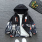 Kids Hooded Camouflage Jackets