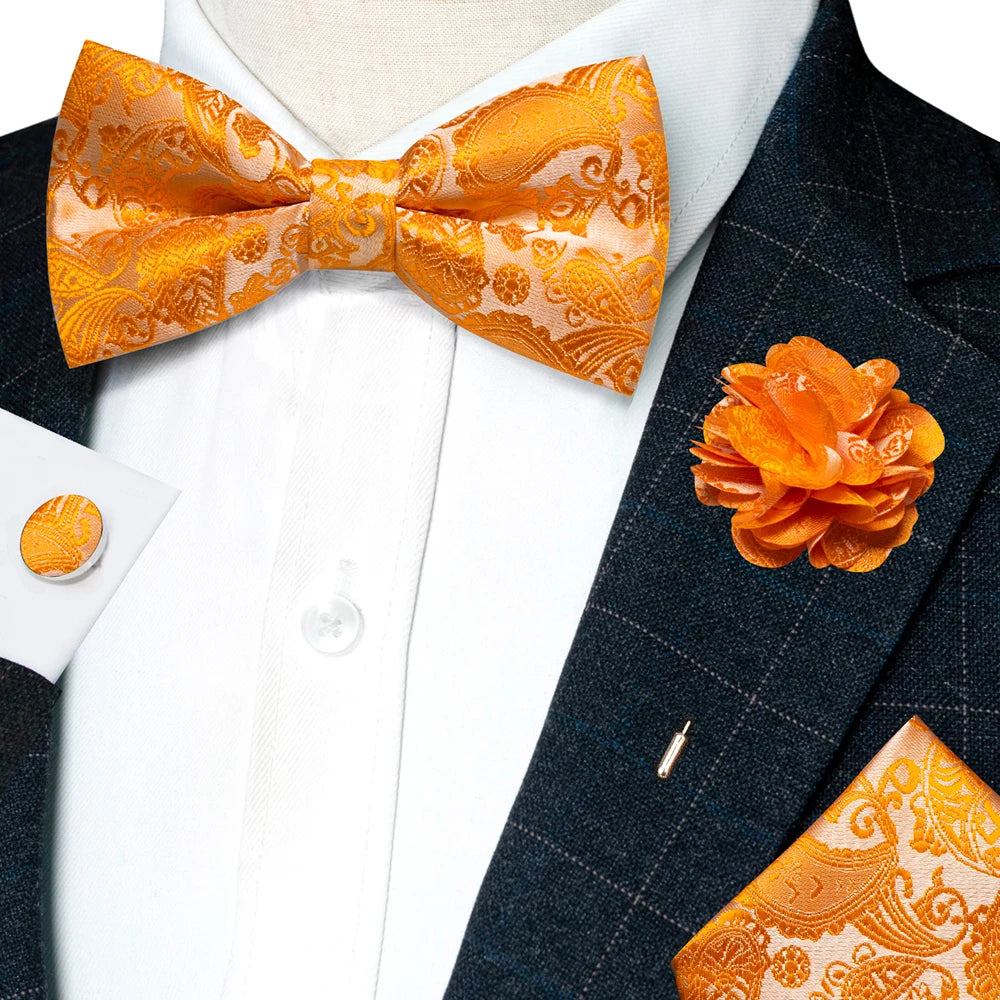 KK Paisley Mens Bow Tie