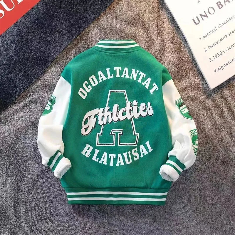 Kids Unisex Baseball Jackets