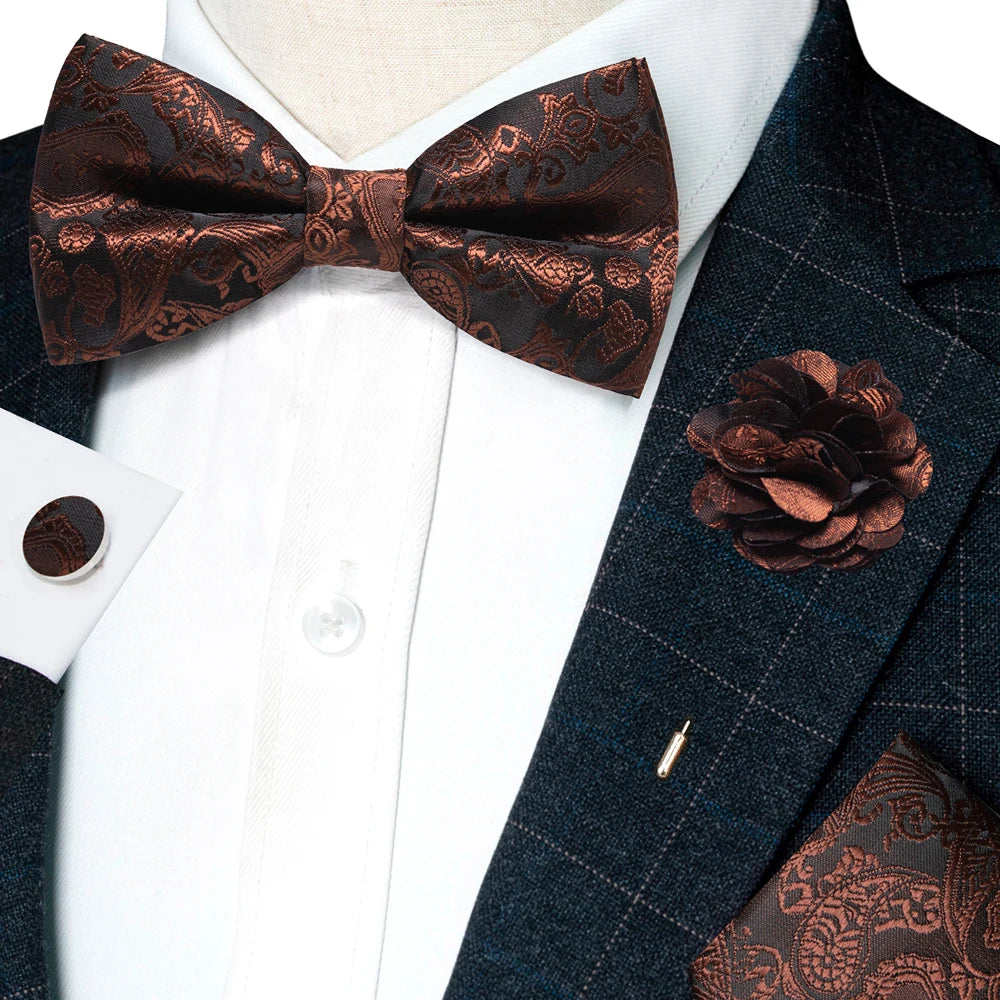 KK Paisley Mens Bow Tie