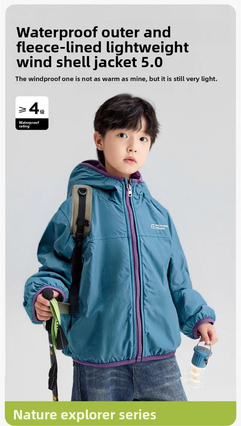 Kids Unisex Camping Jackets
