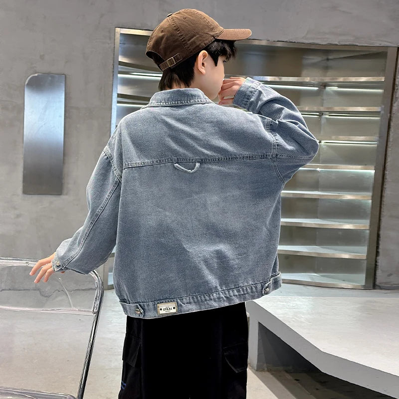 Kids Denim Boys Jacket