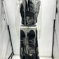 KK Vintage Print Satin Skirt Two Piece Set