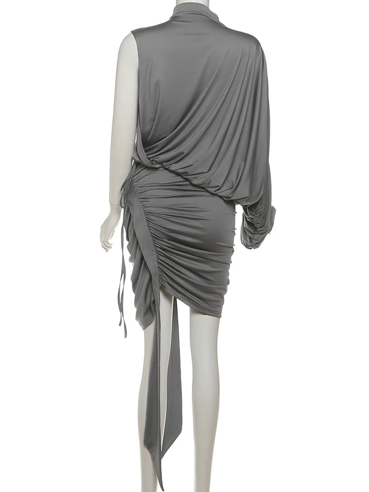 KK Ladies Shoulder Top+Shirring Ruched Peach