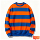 Retro Striped Graphic Unisex Sweatshirts Simple Casual Long Sleeve 3D Printed Ugly Sweatshirt Loose Breathable O Neck Pullovers
